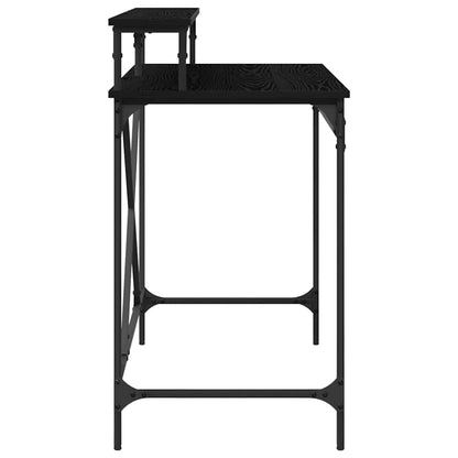 Desk Black Oak 100 x 50 x 90 cm Engineered Wood