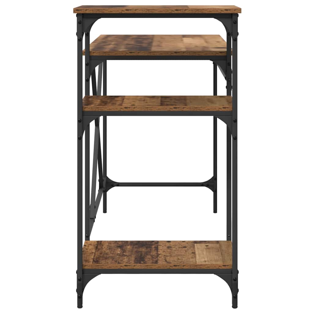 Desk Old Wood 135 x 50 x 90 cm Engineered Wood