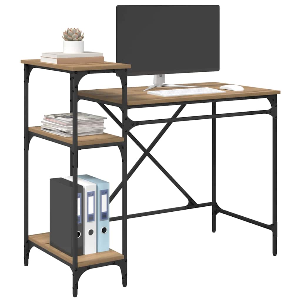 Desk Artisan Oak 105 x 50 x 90 cm Engineered Wood