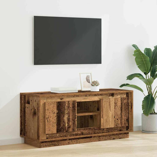 TV Cabinet Old Wood 102 x 35 x 45 cm Engineered Wood