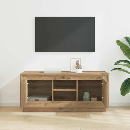 TV Cabinet Artisan Oak 102 x 35 x 45 cm Engineered Wood