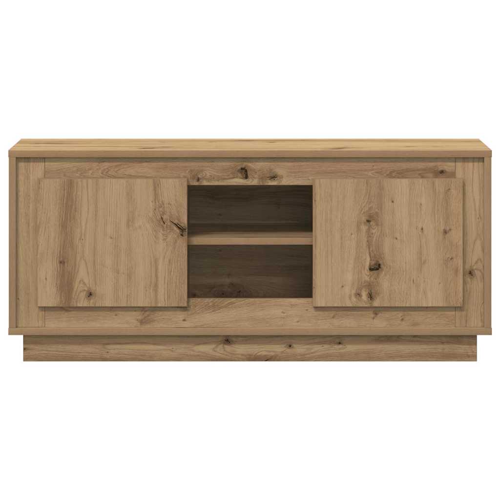 TV Cabinet Artisan Oak 102 x 35 x 45 cm Engineered Wood