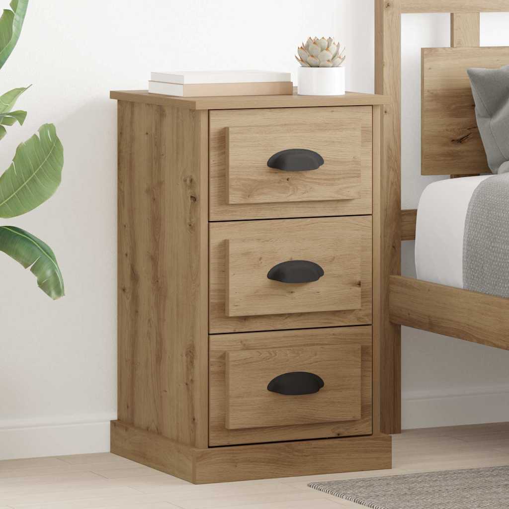 Bedside Cabinet Artisan Oak 39 x 39 x 67.5 cm Engineered Wood