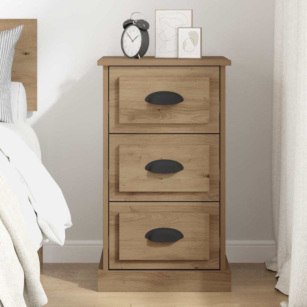 Bedside Cabinet Artisan Oak 39 x 39 x 67.5 cm Engineered Wood