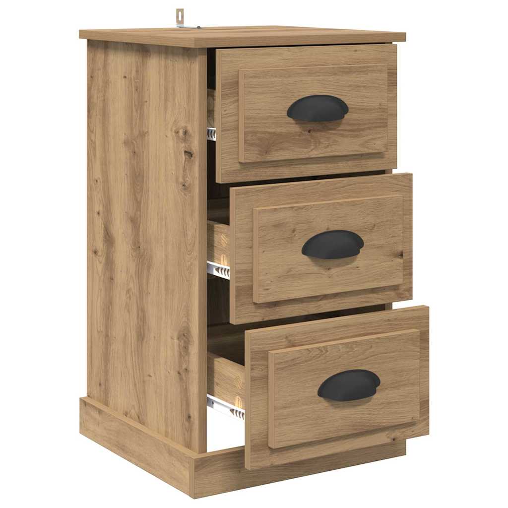 Bedside Cabinet Artisan Oak 39 x 39 x 67.5 cm Engineered Wood