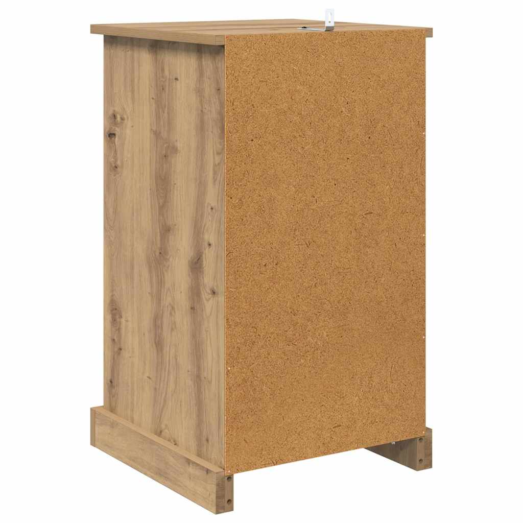 Bedside Cabinet Artisan Oak 39 x 39 x 67.5 cm Engineered Wood