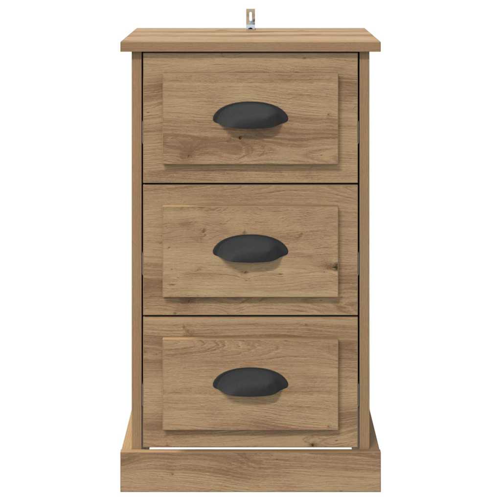 Bedside Cabinet Artisan Oak 39 x 39 x 67.5 cm Engineered Wood