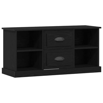 TV Cabinet Black Oak 99.5 x 35.5 x 48 cm Engineered Wood