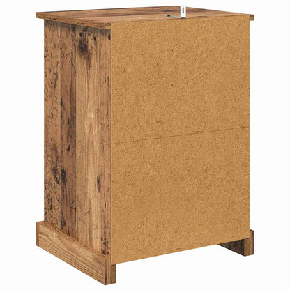 Bedside Cabinet Old wood 43 x 36 x 60 cm Engineered wood
