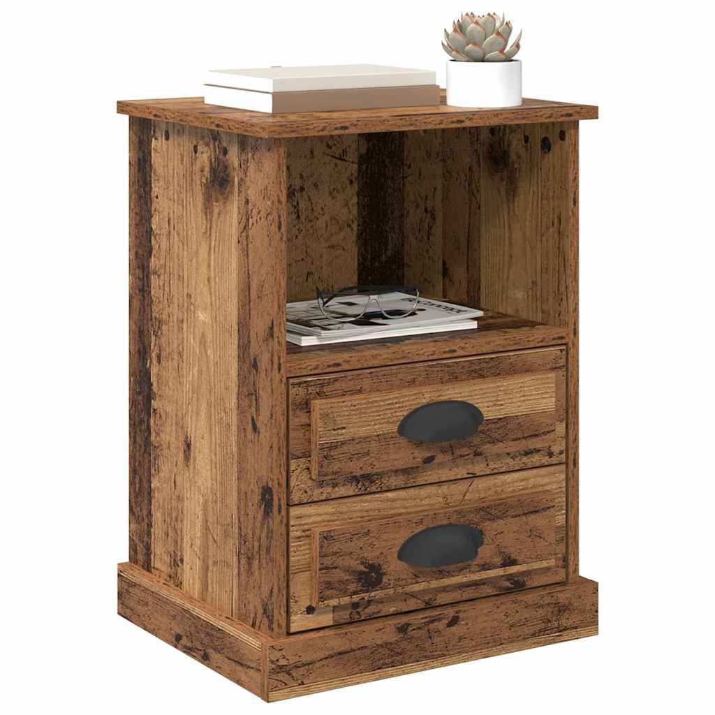 Bedside Cabinet Old wood 43 x 36 x 60 cm Engineered wood