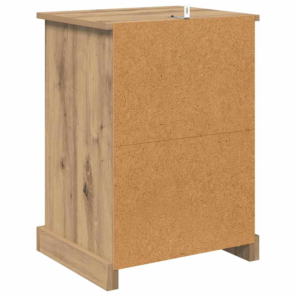 Bedside Cabinet Artisan oak 43 x 36 x 60 cm Engineered wood