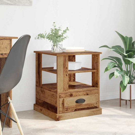 Bedside Cabinet Old wood 50 x 50 x 60 cm Engineered wood