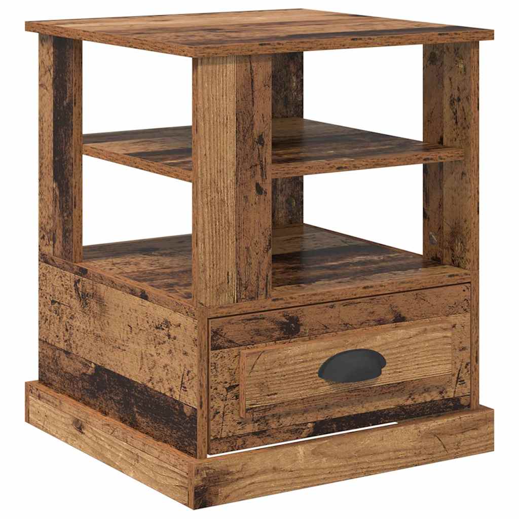Bedside Cabinet Old wood 50 x 50 x 60 cm Engineered wood