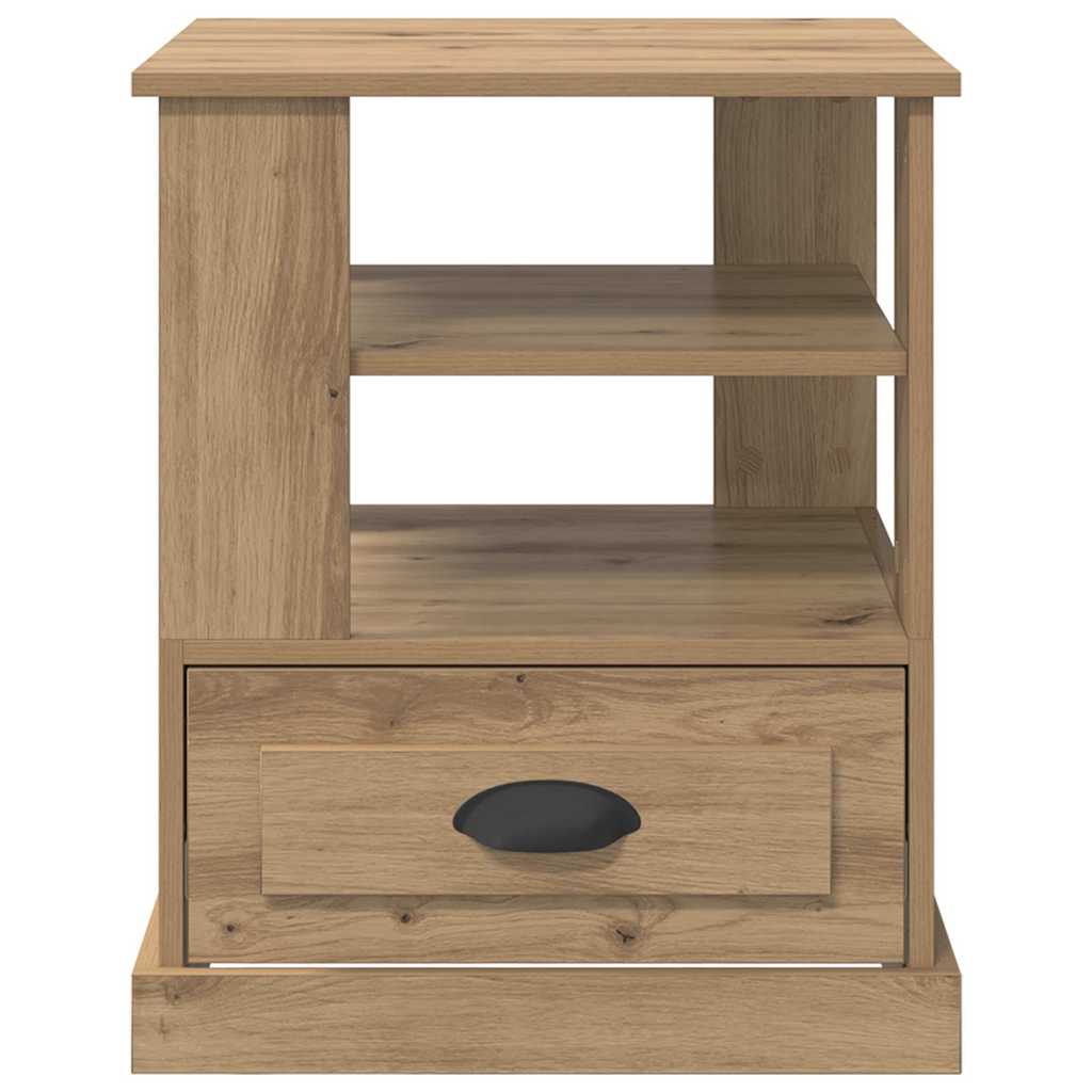 Bedside Cabinet Artisan oak 50 x 50 x 60 cm Engineered wood
