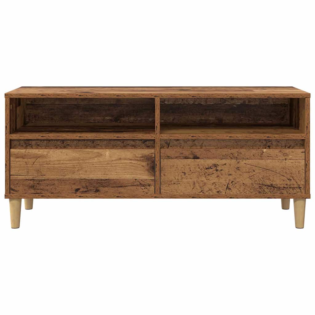 TV Cabinet Old Wood 100 x 34.5 x 44.5 cm Engineered Wood