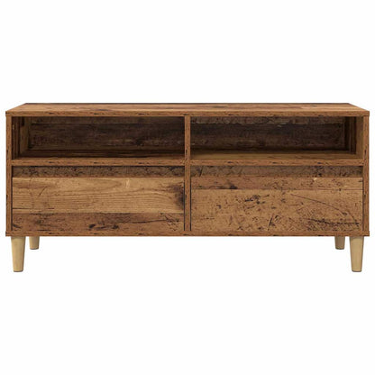 TV Cabinet Old Wood 100 x 34.5 x 44.5 cm Engineered Wood
