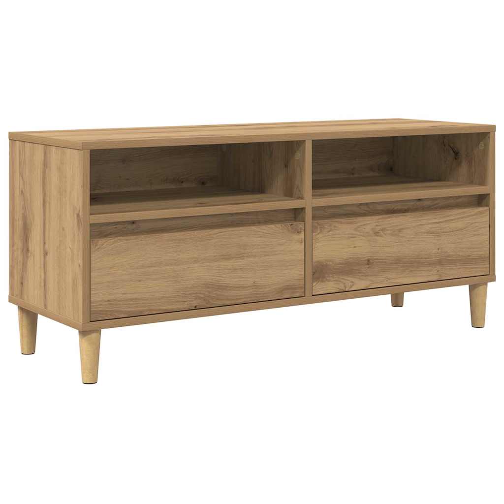 TV Cabinet Artisan Oak 100 x 34.5 x 44.5 cm Engineered Wood