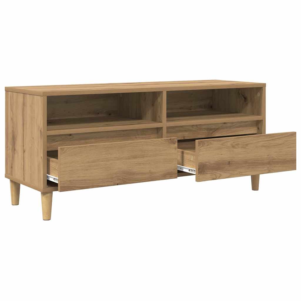 TV Cabinet Artisan Oak 100 x 34.5 x 44.5 cm Engineered Wood