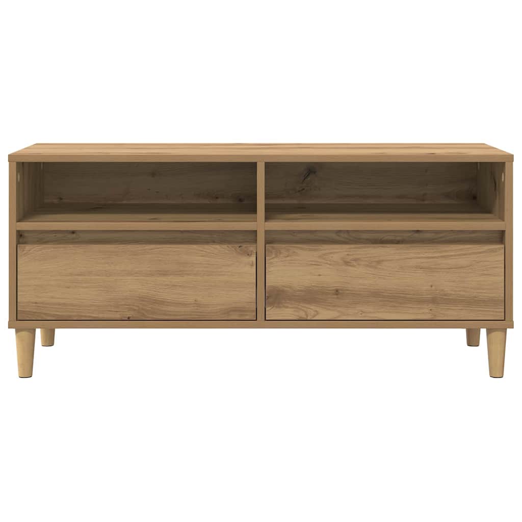 TV Cabinet Artisan Oak 100 x 34.5 x 44.5 cm Engineered Wood