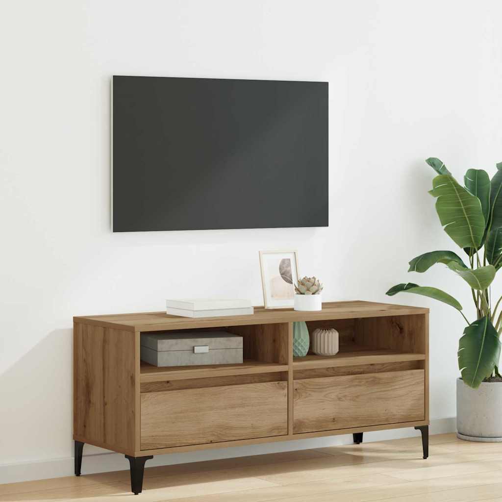 TV Cabinet with Drawer Artisan Oak 100 x 34.5 x 44.5 cm
