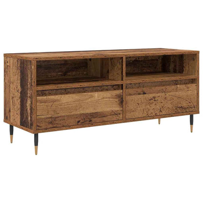 TV Cabinet with Drawer Old Wood 100 x 34.5 x 44.5 cm