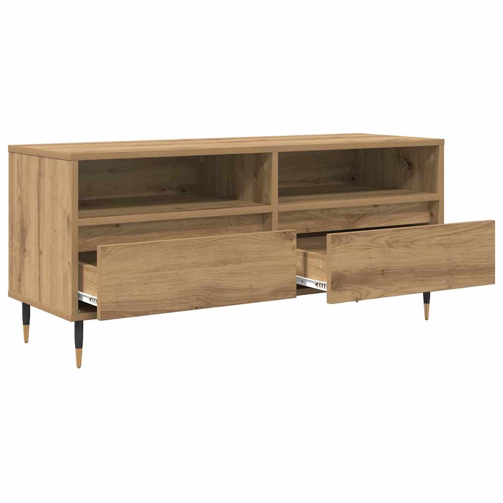 TV Cabinet with Drawer Artisan Oak 100 x 34.5 x 44.5 cm