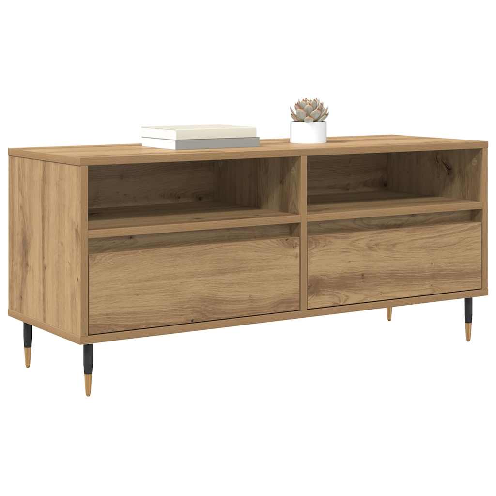 TV Cabinet with Drawer Artisan Oak 100 x 34.5 x 44.5 cm