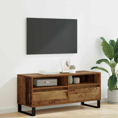 TV Cabinet with Drawer Old Wood 100 x 34.5 x 44.5 cm
