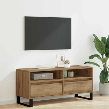 TV Cabinet with Drawer Artisan Oak 100 x 34.5 x 44.5 cm