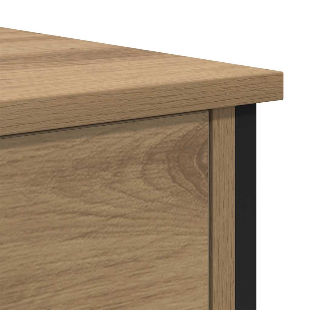 Bedside Table Artisan Oak 34 x 35.5 x 45 cm Engineered Wood