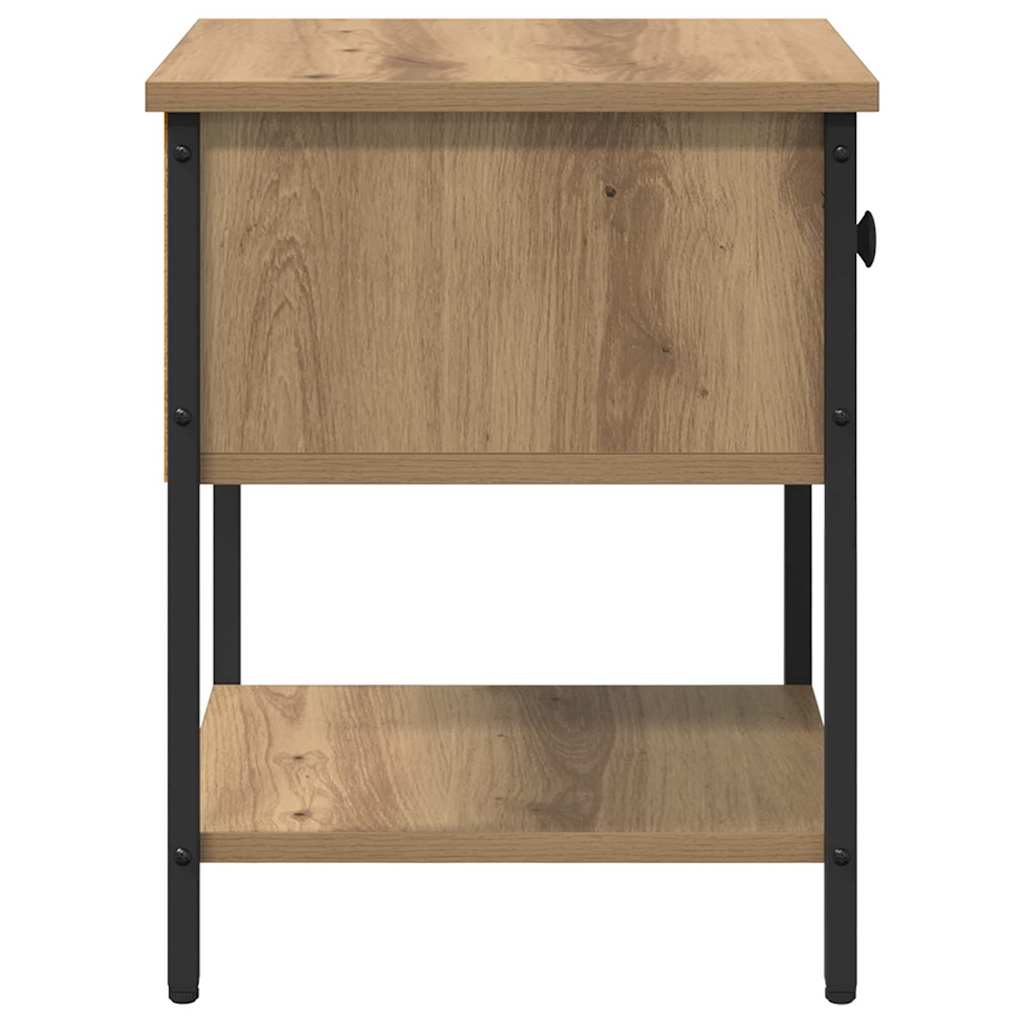 Bedside Table Artisan Oak 34 x 35.5 x 45 cm Engineered Wood
