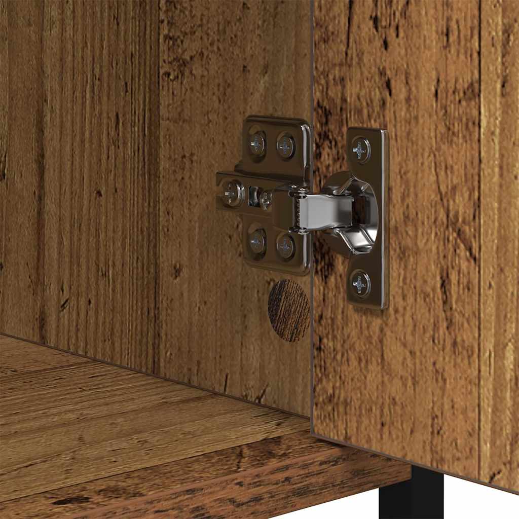 Bedside Cabinet Old Wood 40 x 42 x 60cm Engineered Wood