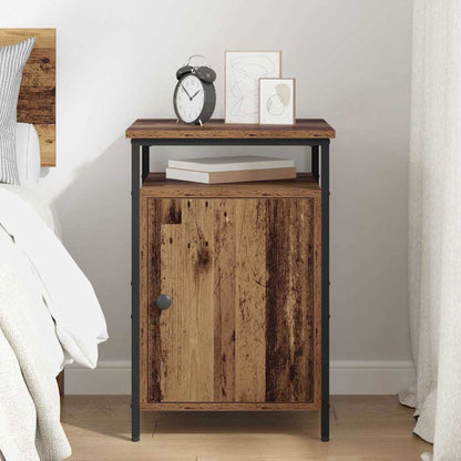 Bedside Cabinet Old Wood 40 x 42 x 60cm Engineered Wood