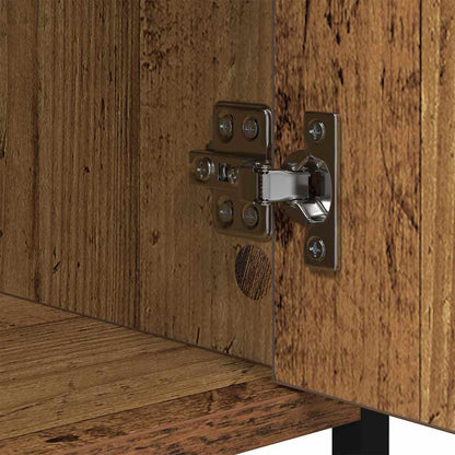 Bedside Cabinet 2 pcs Old wood 40 x 42 x 60cm Engineered Wood