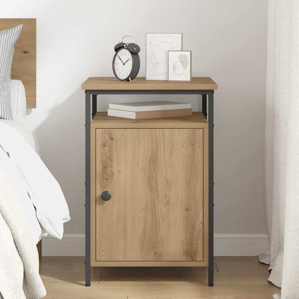 Bedside Cabinet Artisan oak 40 x 42 x 60cm Engineered Wood