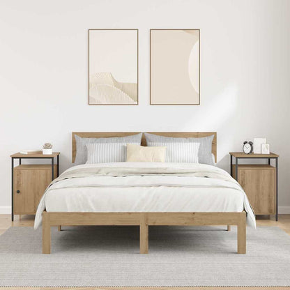 Bedside Cabinet 2 pcs Artisan Oak 40 x 42 x 60cm