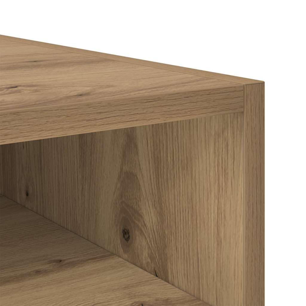 Bedside Table Artisan oak 40 x 40 x 50 cm Engineered wood