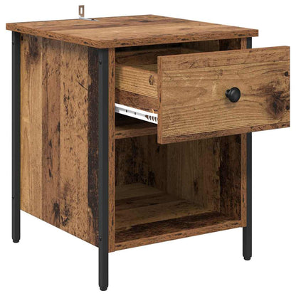 Bedside Cabinet Old wood 40 x 42 x 50 cm Engineered wood
