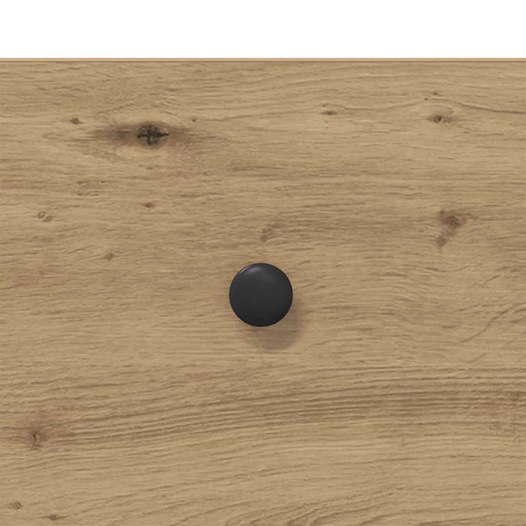 Bedside Cabinet with Drawer 2 pcs Artisan oak 40 x 42 x 50 cm