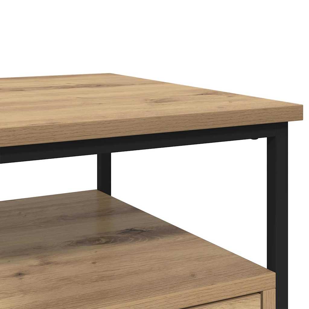 Bedside Cabinet with Drawer 2 pcs Artisan oak 40 x 42 x 56 cm