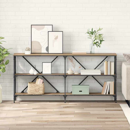 Console Table Artisan Oak 160 x 30 x 75 cm Engineered Wood