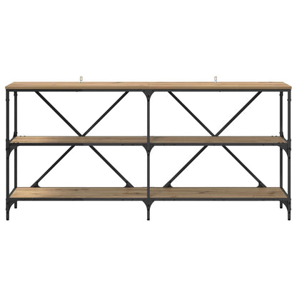 Console Table Artisan Oak 160 x 30 x 75 cm Engineered Wood