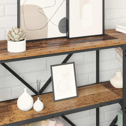 Console Table Old Wood 180 x 30 x 75 cm Engineered Wood