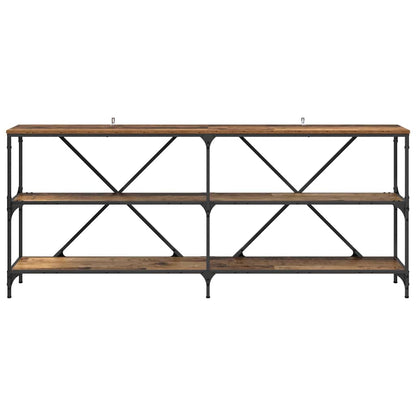Console Table Old Wood 180 x 30 x 75 cm Engineered Wood