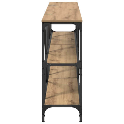 Console Table Artisan Oak 180 x 30 x 75 cm Engineered Wood