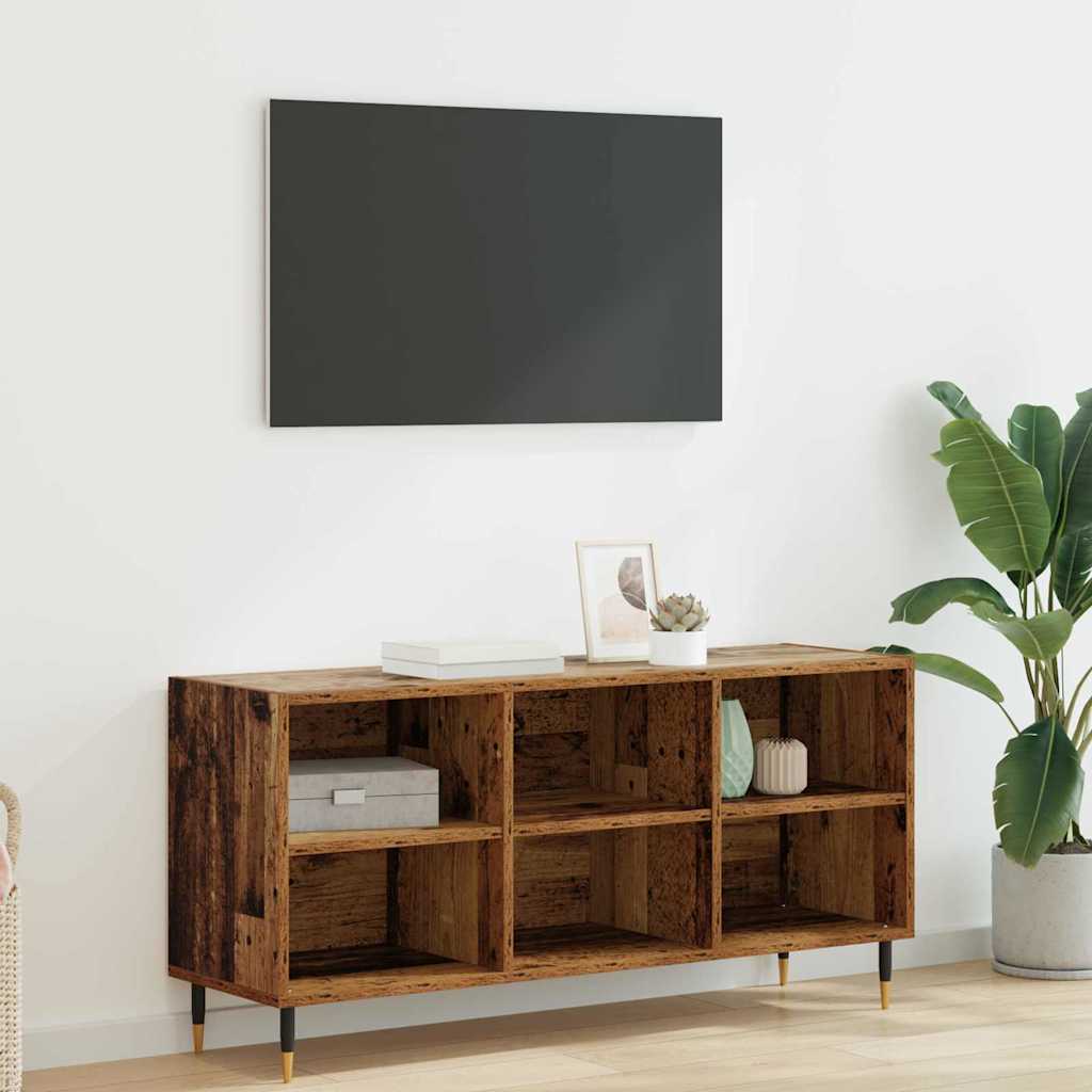 TV Cabinet Old Wood 103.5 x 30 x 50 cm Engineered Wood
