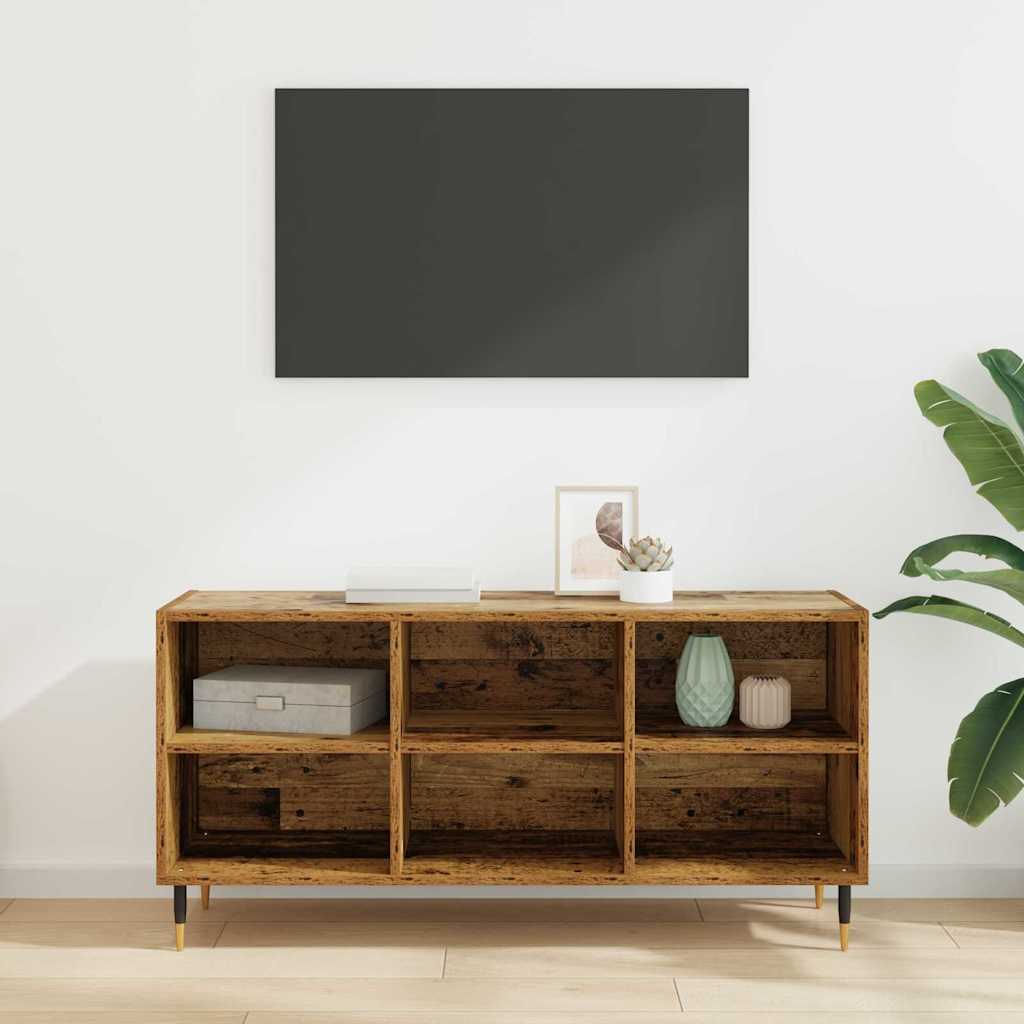 TV Cabinet Old Wood 103.5 x 30 x 50 cm Engineered Wood