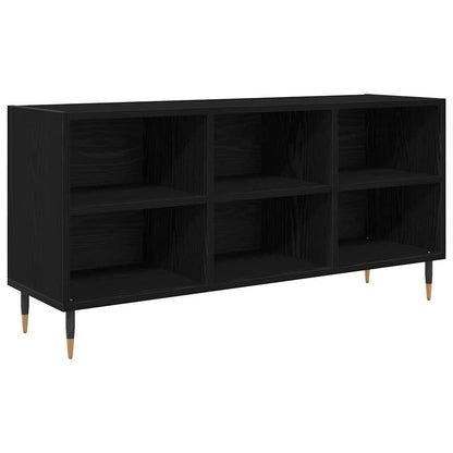 TV Cabinet Black Oak 103.5 x 30 x 50 cm Engineered Wood
