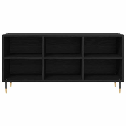 TV Cabinet Black Oak 103.5 x 30 x 50 cm Engineered Wood