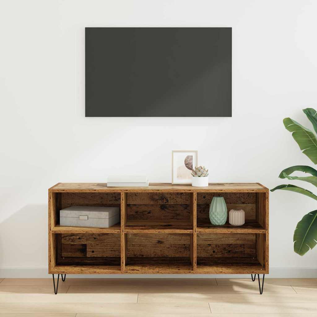 TV Cabinet Old Wood 103.5 x 30 x 50 cm Engineered Wood